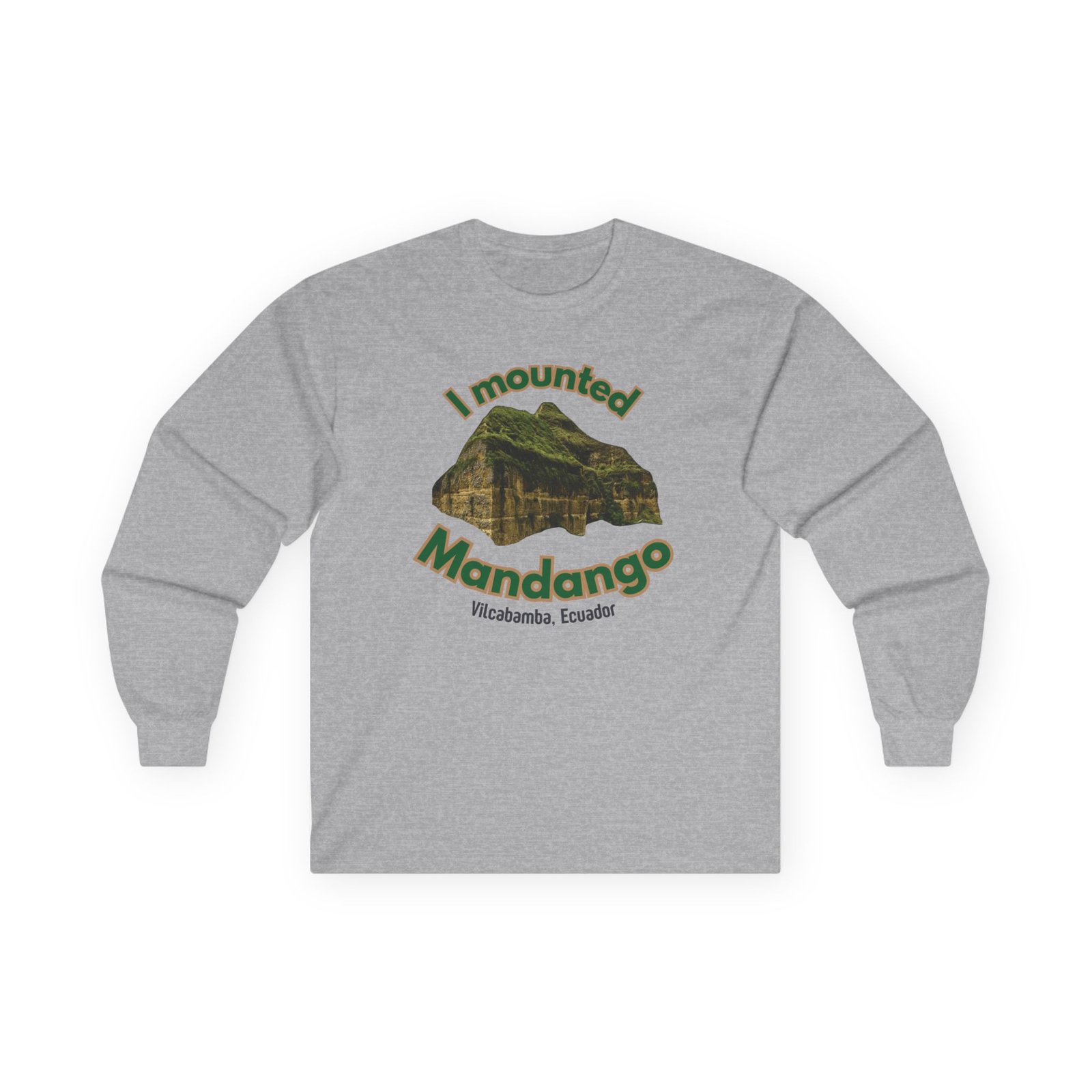 Mounted Mandango Vilcabamba Natural Vibe Long Sleeve T-Shirt - Image 4