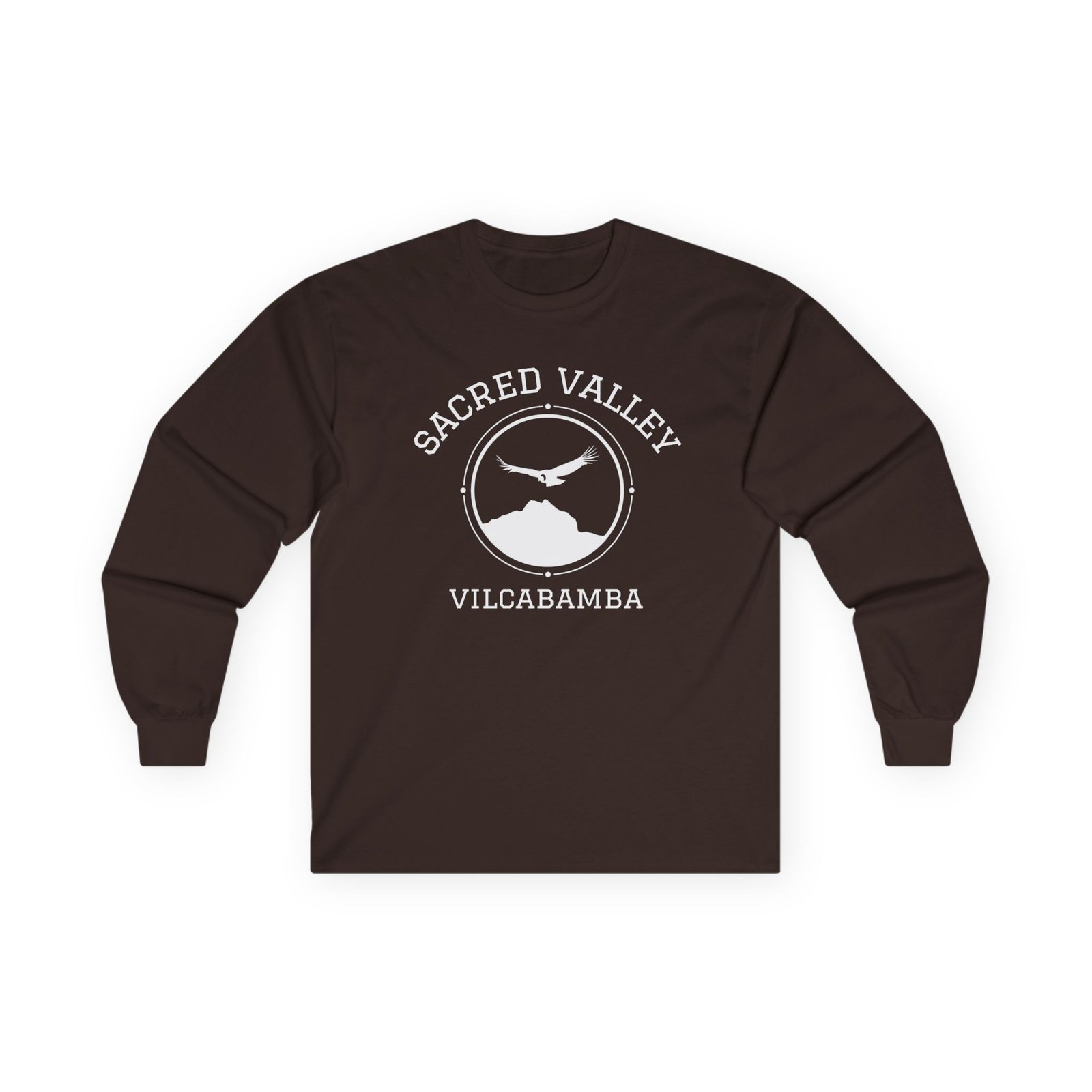 The Sacred Valley Vilcabamba White Soul Crest Long Sleeve T-Shirt