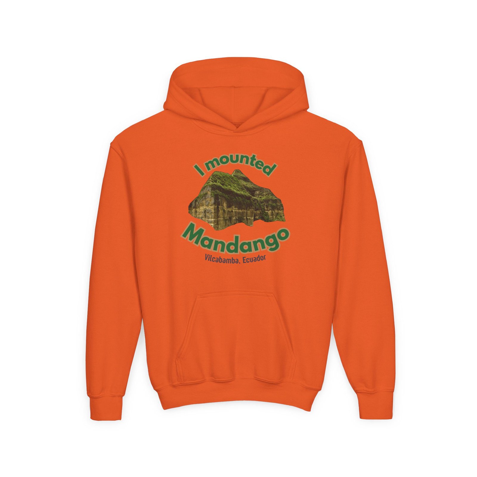 Mounted Mandango Vilcabamba Natural Vibe Youth Hoodie - Image 5