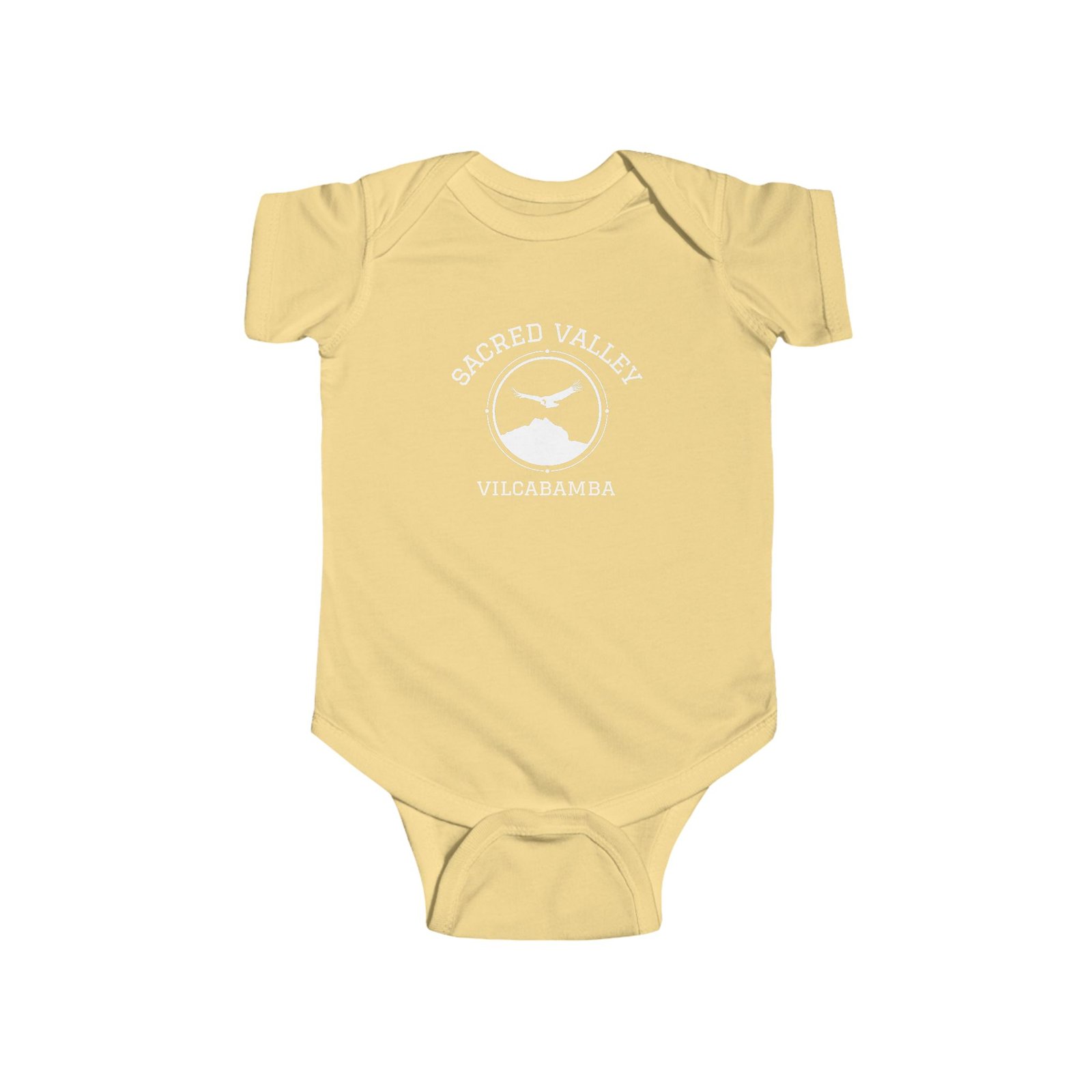 The Sacred Valley Vilcabamba White Soul Crest Infant Bodysuit - Image 4
