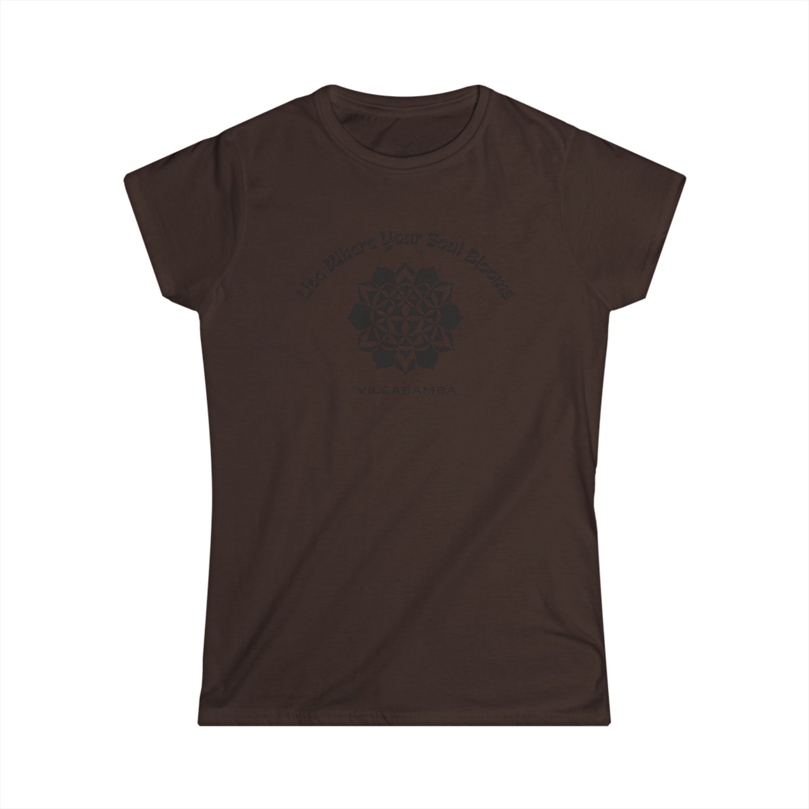 Soul Blooms Flower of Life Vilcabamba Women's T-Shirt - Image 4