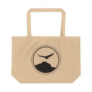 Wings Over Mandango Vilcabamba Black Soul Crest Large Eco Tote