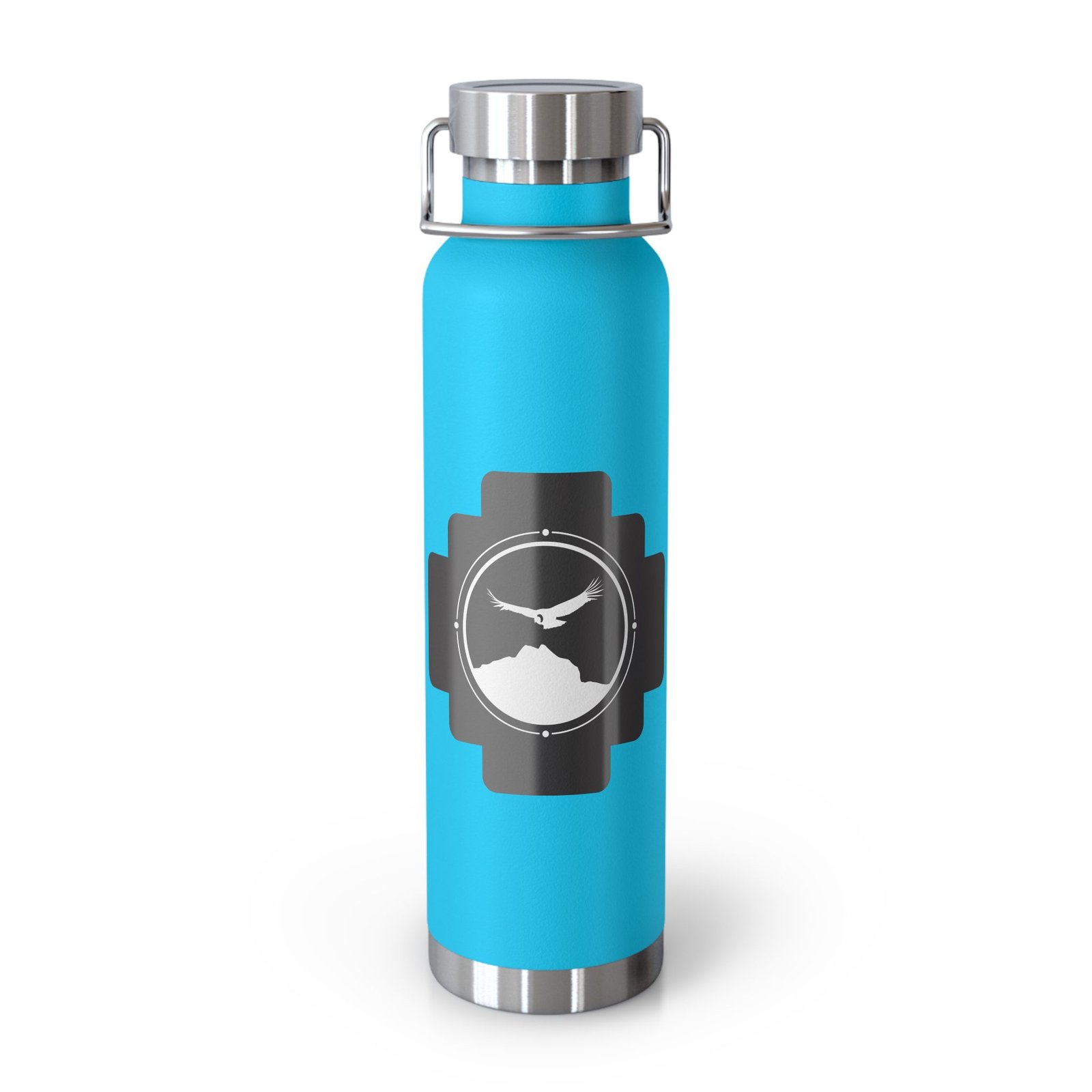 Stone & Spirit Vilcabamba White Soul Crest Copper Insulated 22oz Bottle - Image 9
