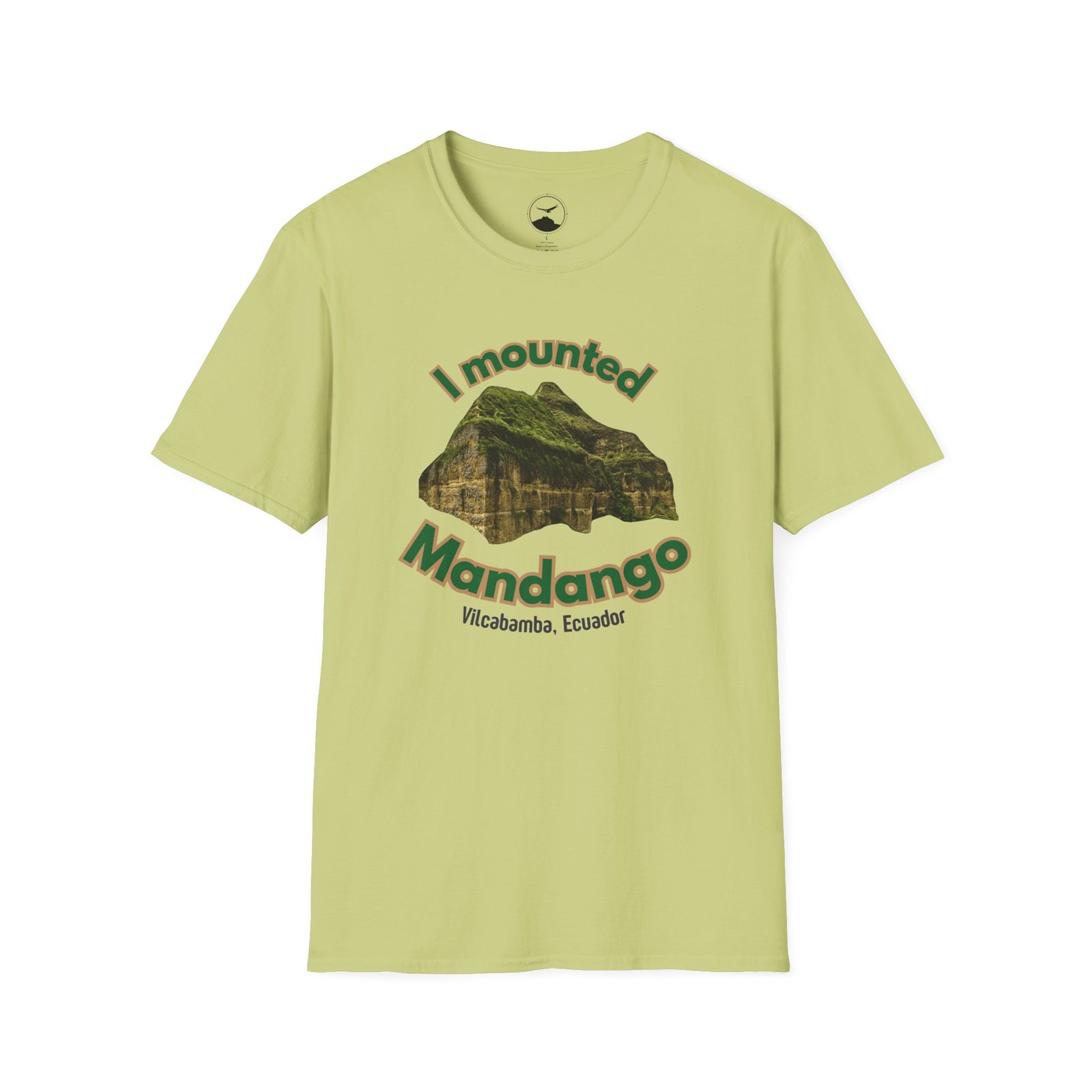 Mounted Mandango Vilcabamba Natural Vibe Unisex T-Shirt - Image 7