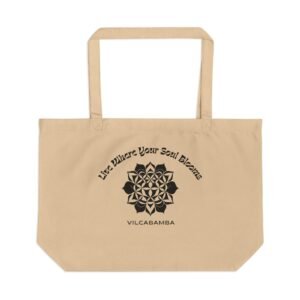 Soul Blooms Flower of Life Vilcabamba Large Eco Tote